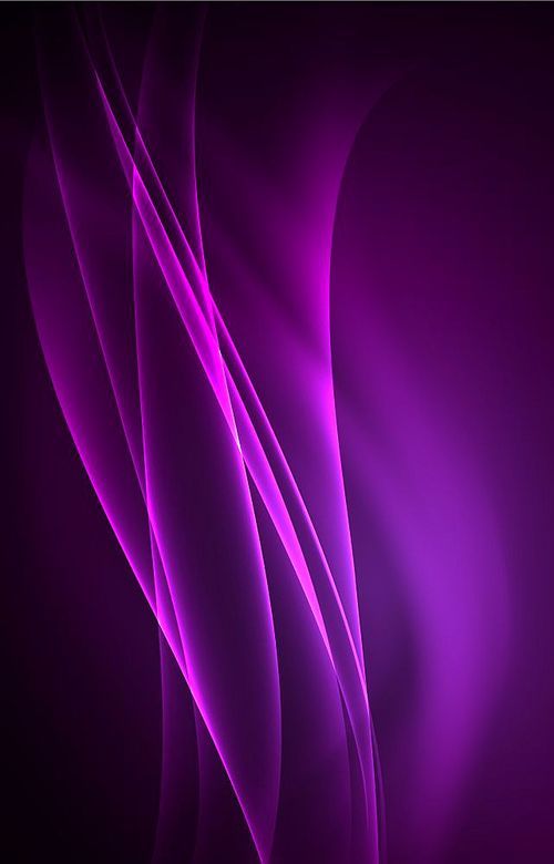 Vector polar lights concept, glowig shapes in the dark, abstract background