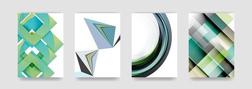 Minimal vector covers background set, geometric futurisrtic style