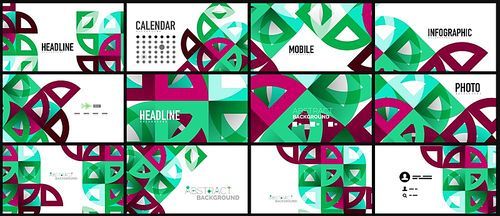 business presentation geometric template. digital technology layout,  or flyer concept or geometrical web banner background