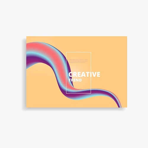 Geometric vector background with bright colors and dynamic wave beautiful concept.