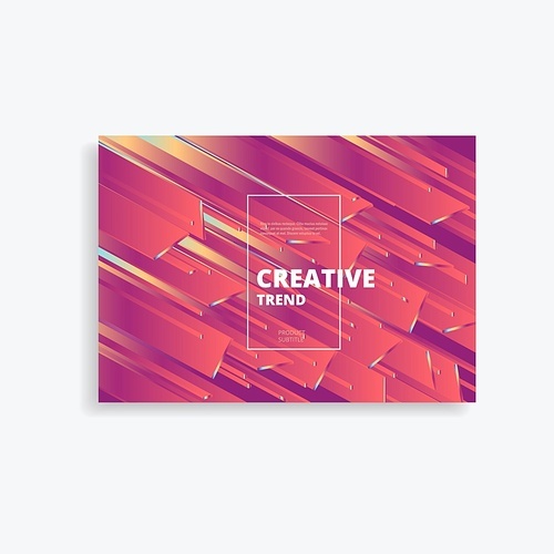 Geometric vector background with bright colors and dynamic shape compositions.