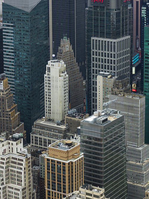Skylines from above, Midtown Manhattan, New York City, New York State, USA
