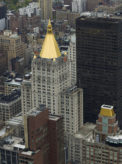 Skylines from above, New York Life Building, 51 Madison Avenue, Manhattan, New York City, New York State, USA