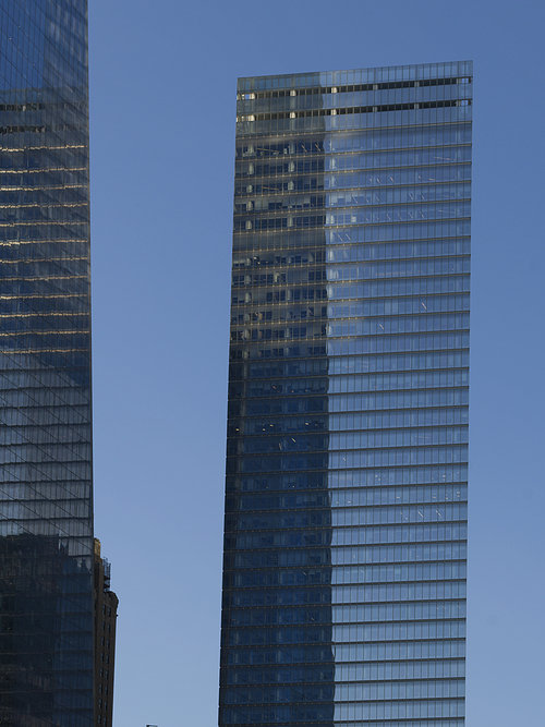 Skyscrapers in city, New York City, New York State, USA