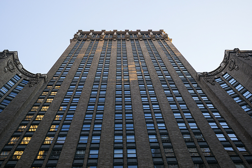 Low angle view of Helmsley Building, Midtown Manhattan, New York City, New York State, USA