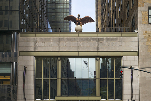 Eagle statue at Grand Central Station, New York City, New York State, USA