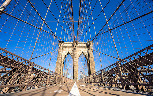 Brooklyn bridge, New York City, USA