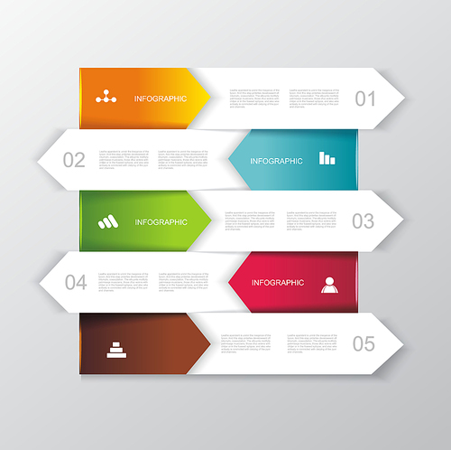 Geometric Timeline infographic design for illustration of new technologies, marketing, presentation, workflow layout, diagram, annual report, web desig