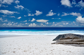 Beautiful Anse Intendance beach at Mahe, Seychelles