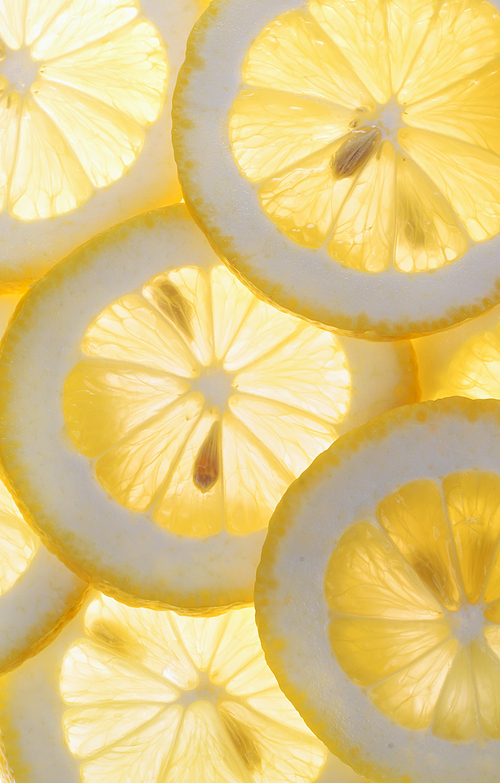 Details of lemon slices background