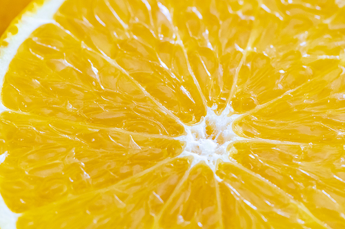 Juicy orange isolated on white