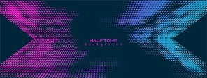 Abstract vector background. Halftone gradient gradation. Vibrant flowing texture. Smoke effect. Retro design. 80s, 90s style color