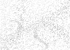 Abstract black grainy spread on white background and texture. Vector illustration