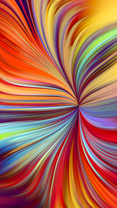 Abstract Paint. Liquid Screen series. Background composition of  vibrant flow of hues and gradients on the subject of art, design and technology