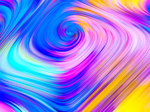 Colorful abstract motion pattern background. Perfume of Color series.