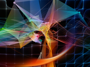 Digital Dreams series. Closeup of technology background with virtual visualization components  with metaphorical relationship to science, education, computers and modern technology