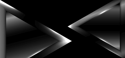 Abstract black triangles geometric luxury premium gradient elements background. Vector illustration