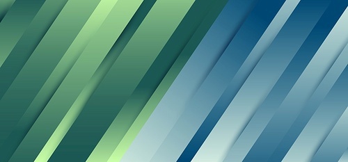 Abstract premium diagonal line blue and green gradient dynamic shadow background and texture. Vector illustration