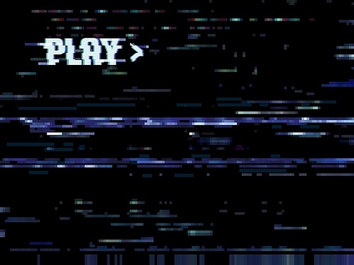 glitch error background, play vhs noise on tv screen, vector video retro effect. vhs tape play, television error pixel of digital static camera , glitch playback distortion on analog display