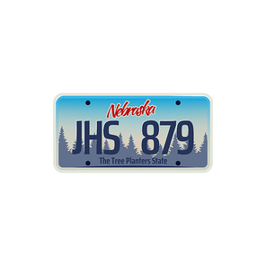 Car number or vehicle license plats vector design. Metal or plastic registration plate for identification of auto, trucks and motorcycles in USA state