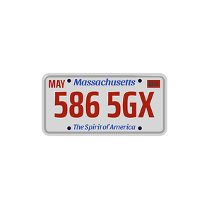 Car number or vehicle license plats vector design. Metal or plastic registration plate for identification of auto, trucks and motorcycles in USA state