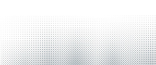 Circle halftone dots vector texture background.