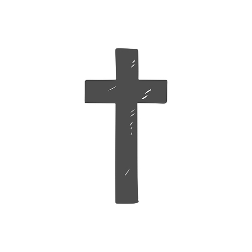 christian cross, church religious symbol of . and belief. vector christianity orthodox and catholic crucifixion cross sign