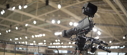 tv camera at sporting events