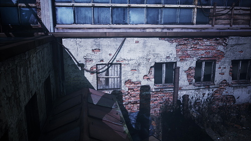 frightening abandoned factory at night