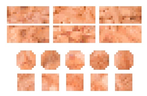 Censorship, censure blur pixel bars for censor face and censored mosaic vector effect. Censorship bars for naked photo, 18 plus nudity or adult explicit content censorship and sensitive picture screen