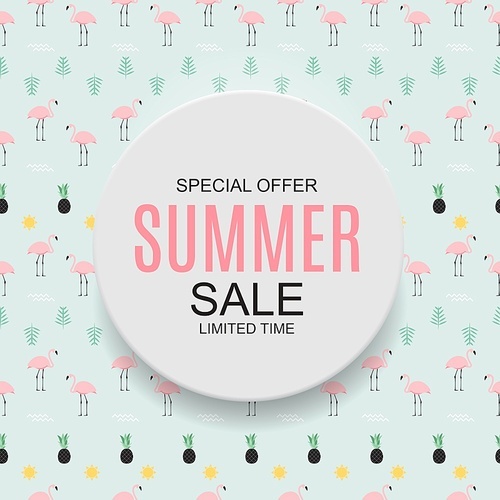 Summer Sale concept Background. Vector Illustration EPS10