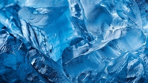 Ice shapes in an abstract textured background