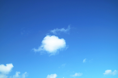 파란하늘 흰구름