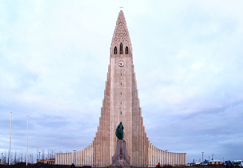 아이슬란드 수도 레이캬비크의 할그림스키르캬 성당