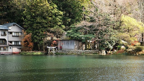 일본 유후인 긴린코 호수