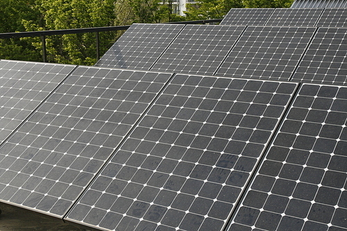 친환경 에너지 태양광 집열판