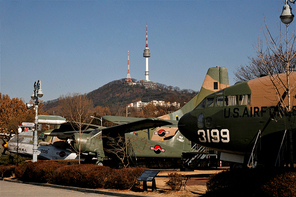 용산 전쟁기념관 옥외 전시장 전경