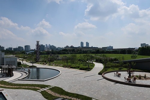 서울하수도과학관에 조성된 공원