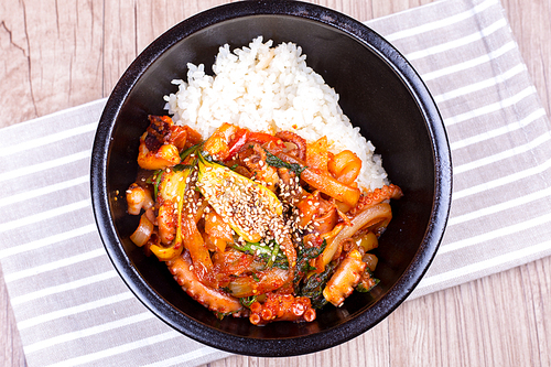 낙지덮밥 - 한국음식