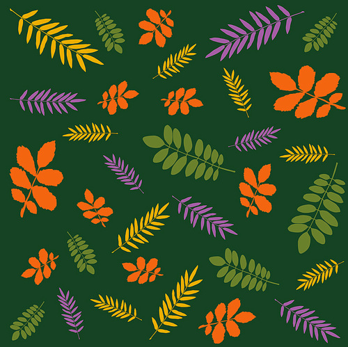 우리곁으로 부쩍 다가온 올 가을, 칼라풀하고 개성있는 색색의 각종 낙엽들의 다양한 패턴과 디자인소스