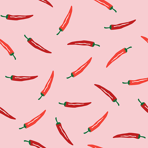 한국인의 음식에 절대 배놓을수없는 양념재료인 붉은고추 패턴