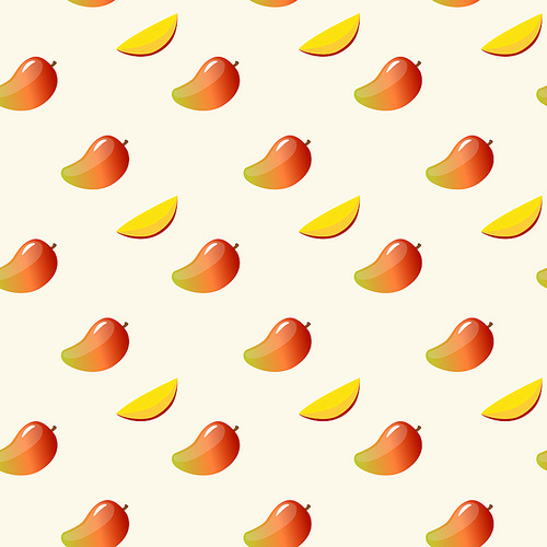 요즘 가장 인기과일로 각광받고 있는 과일인 망고열매의 패턴