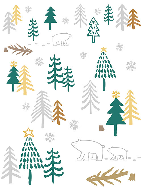 크리스마스,년말년시 각종 디자인,아이콘,심볼등의 디자인소스로 다양하게 쓸수있는 겨울자연배경 그래픽 아이콘들