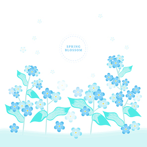 봄꽃 일러스트 Spring blossom 03