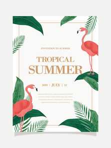 여름 트로피컬 포스터 03