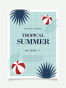 여름 트로피컬 포스터 06