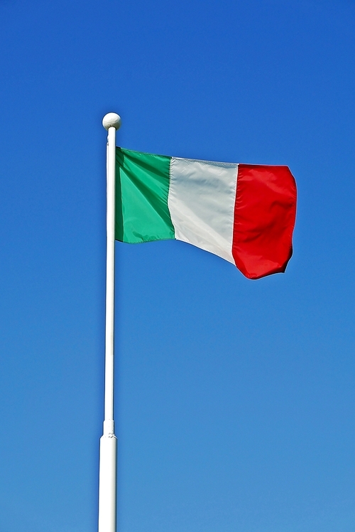 나라를 상징하는 각 국가의 국기,이탈리아