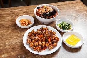 조개무침