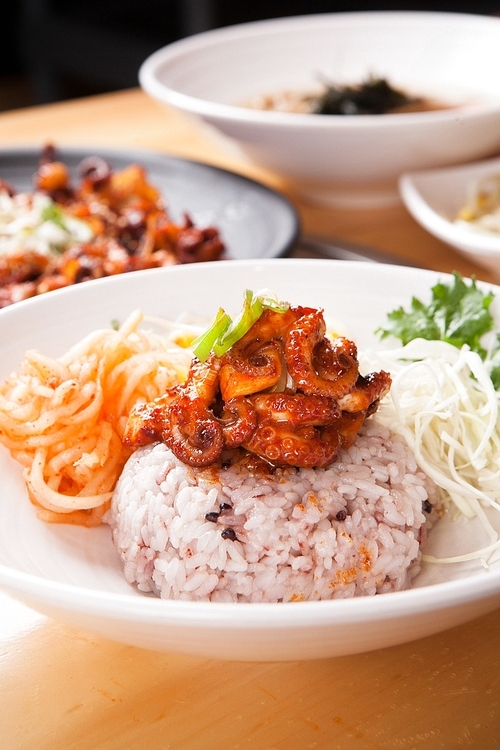 주꾸미 비빔밥