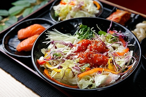 연어비빔밥